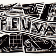 FEUVA woodcut by Jonathan Gibbs